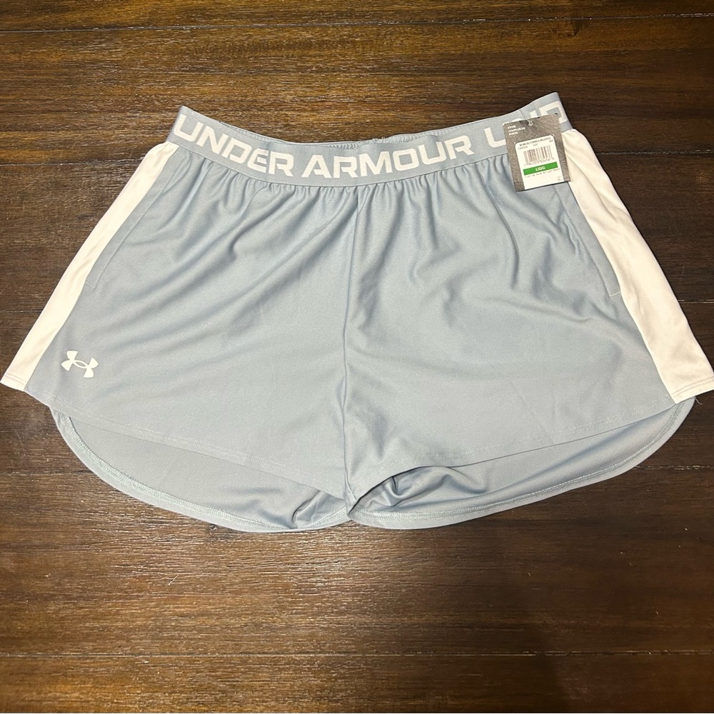 Under Armour Women's Gray Play Up 3” Shorts